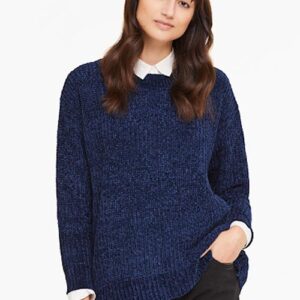 OVS Women Navy Solid Pullover