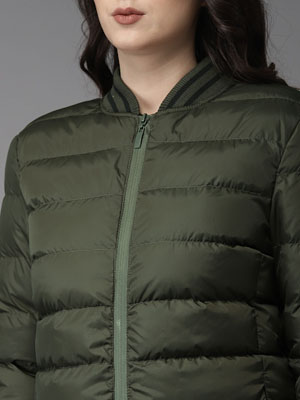 HERE&NOW Women Solid Bomber