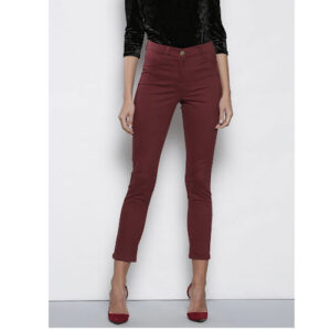 DOROTHY PERKINS Maroon Cropped Jeggings