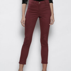 DOROTHY PERKINS Maroon Cropped Treggings