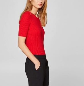 ESPRIT Women Regular Fit Solid Trousers