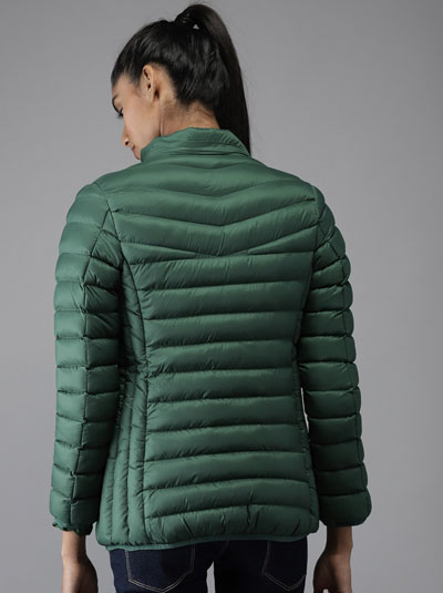 Moda Rapido Women Solid Padded Jacket