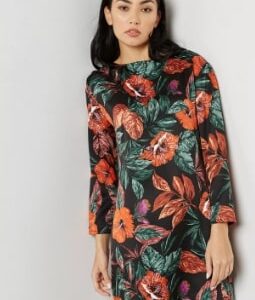 MANGO Floral Print Dress