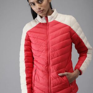 Moda Rapido Women Red Solid Puffer Jacket