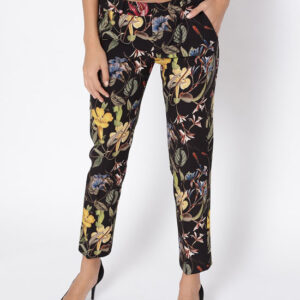 MANGO Women Floral Print Trousers