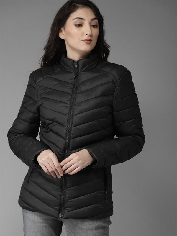 HERE&NOW Women Solid Padded Jacket