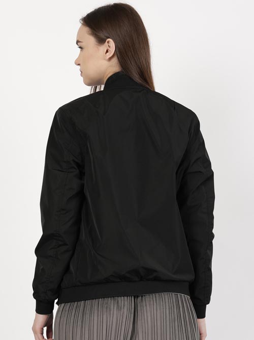 Ether  Solid Reversible Bomber Jacket