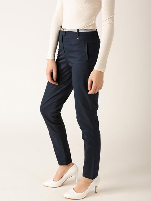 ESPRIT Fit Solid Regular Trousers