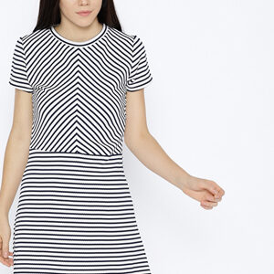 MANGO Women Striped A-Line Dress