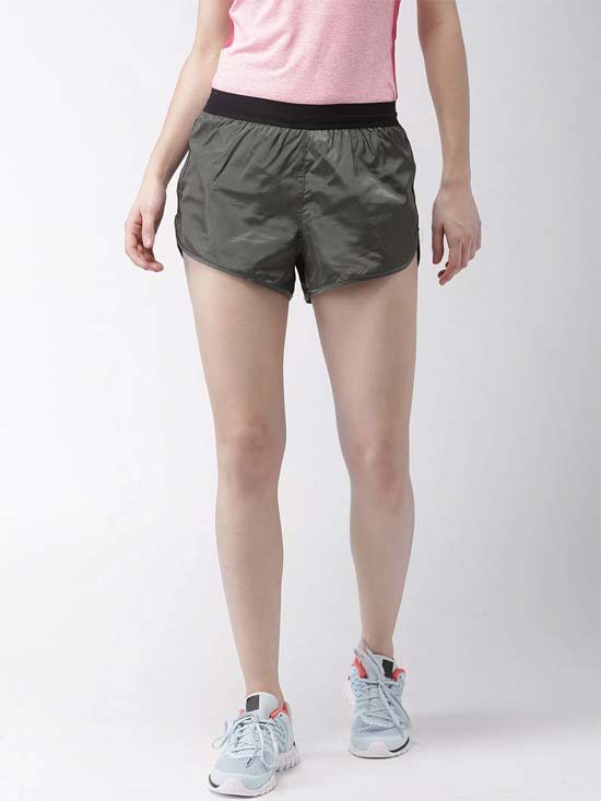 Mast & Harbour Solid Regular Fit Sports Shorts