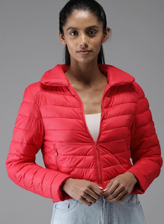 Moda Rapido Women Solid Puffer Jacket