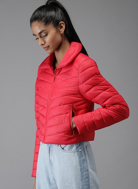 Moda Rapido Women Solid Puffer Jacket