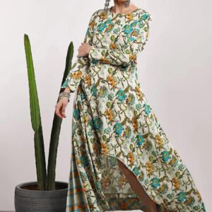 Sangria Women Multicoloured Printed Maxi Dress