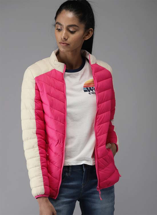 Moda Rapido Women Solid Puffer Jacket