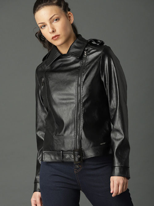 RDSTR Women Solid Biker Jacket