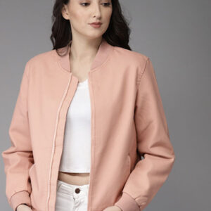 HERE&NOW Women Solid Bomber