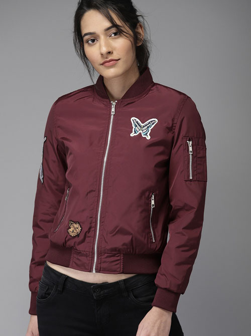 Moda Rapido Women Solid Bomber