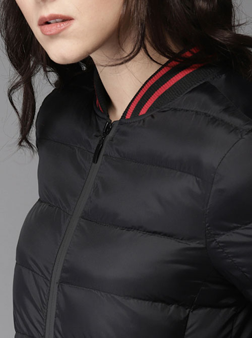 HERE&NOW Women Solid Bomber