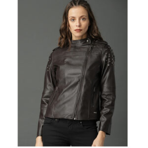 Roadster Women Solid Biker Jacket