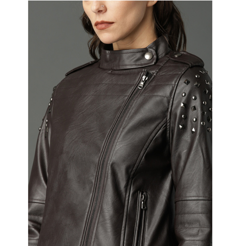 Roadster Women Solid Biker Jacket