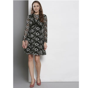 DOROTHY PERKINS Women Lace Empire Dress