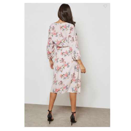 MANGO Floral Print Dress