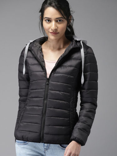 Moda Rapido Women Solid Puffer Jacket