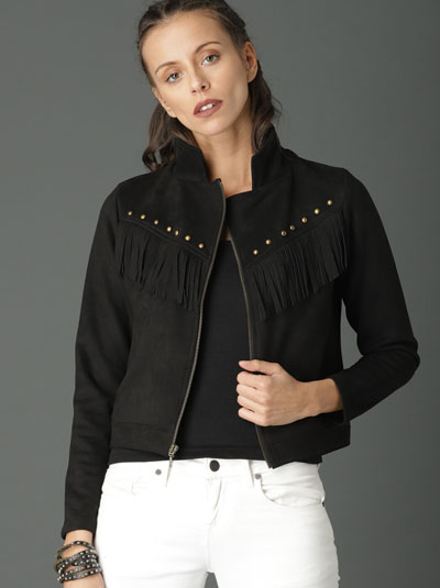 Roadster Women  Solid Biker Jacket