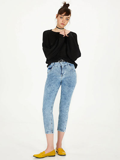 OVS Regular fit high rise jeans