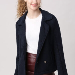 DressBerry Women Solid Quilted Jacket