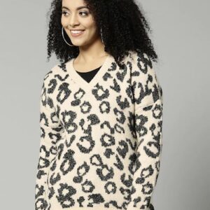 Marks & Spencer Women Self Design Pullover