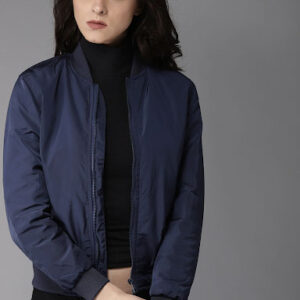 HERE&NOW Women Solid Bomber