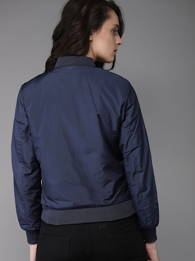 HERE&NOW Women Solid Bomber