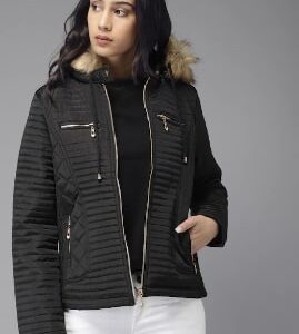 Moda Rapido Women Solid Quilted Jacket