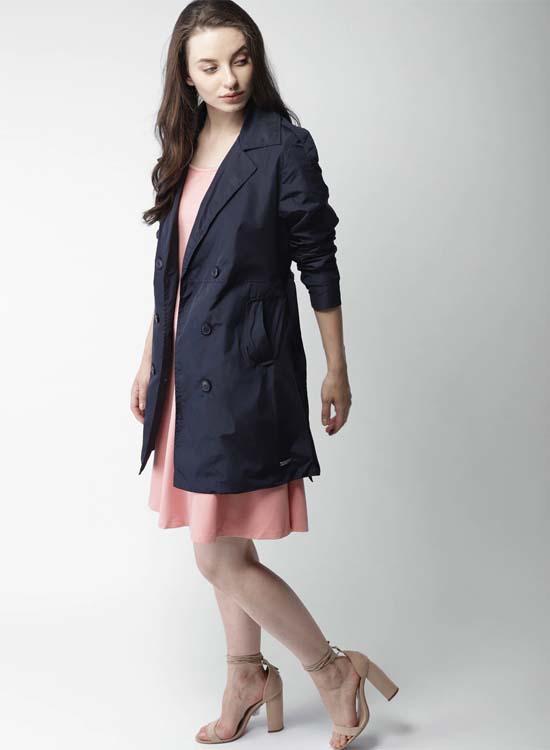 Mast & Harbour Women Solid Duster Jacket