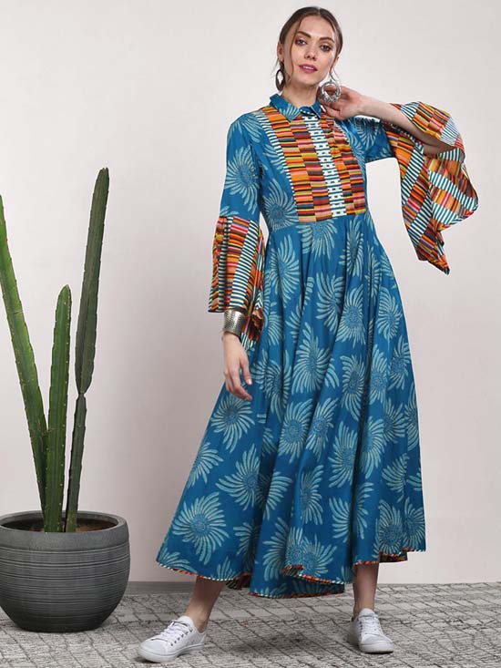 Sangria Women Printed Maxi Dress