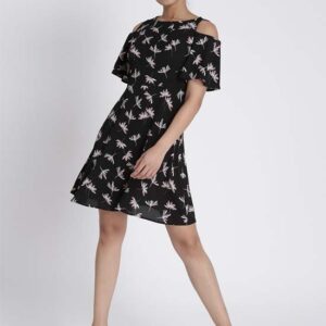 Chemistry Women Floral Print Fit & Flare Dress