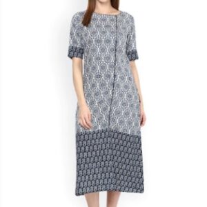 Jaipur Kurti Women Printed A-Line Dress